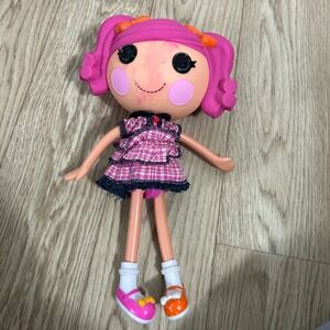 Lalaloopsy Doll MGA 13 Inch Pink Hair Checkered Dress Fair  2009